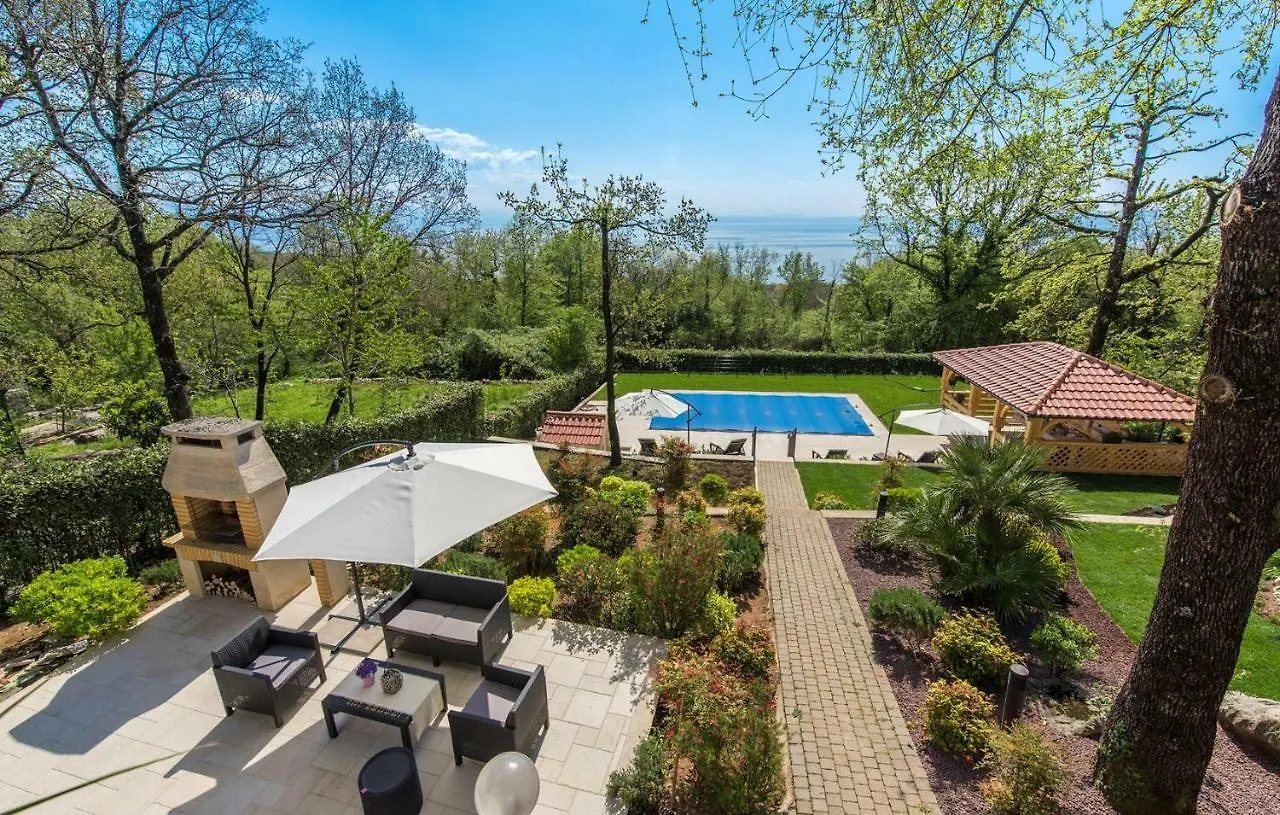 Villa Bona Ventura With Sea View Near Opatija Ičići 0*,  克罗地亚