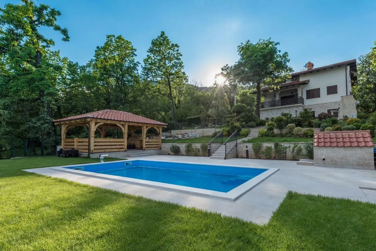 Villa Bona Ventura With Sea View Near Opatija Ičići 克罗地亚