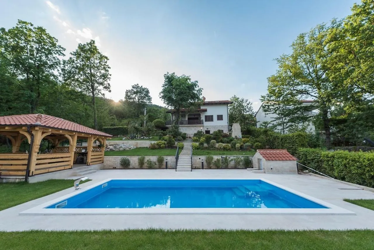 Villa Bona Ventura With Sea View Near Opatija Ičići 克罗地亚